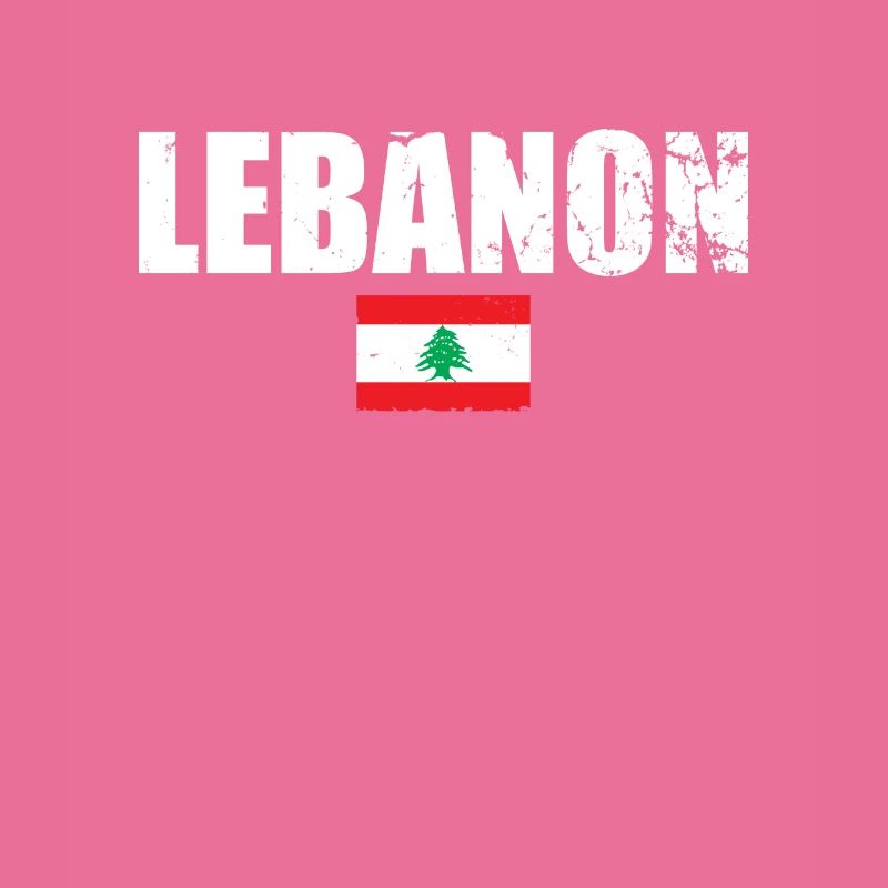 Liban Vintage Libanais Drapeau Libanais