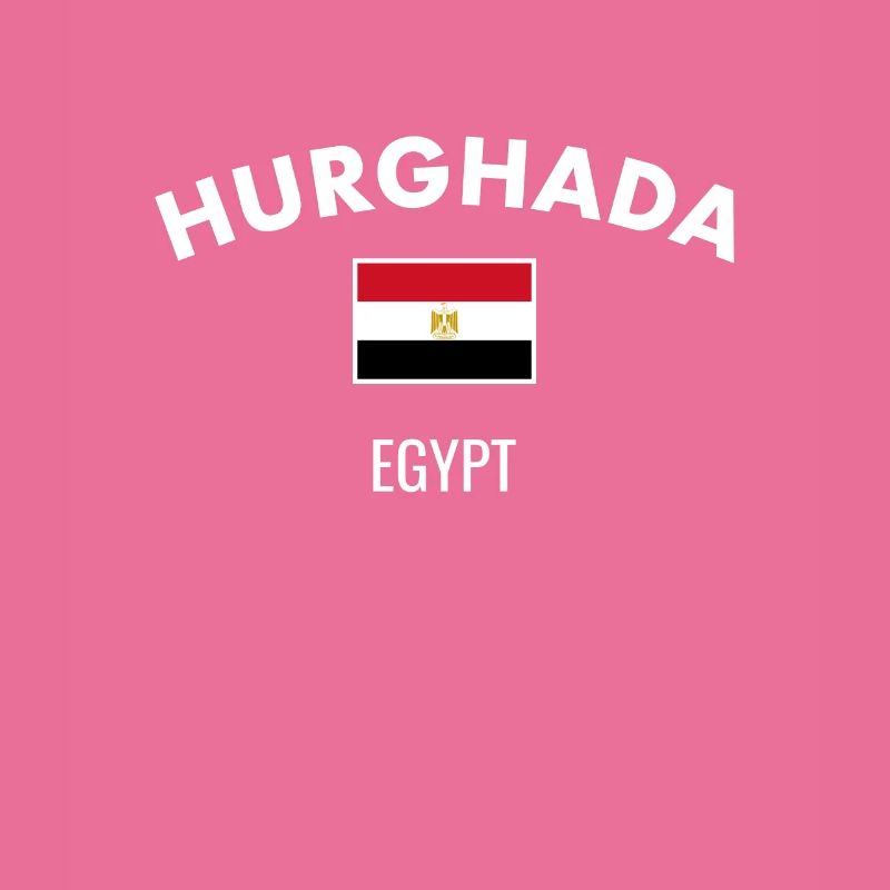 Hurghada, Égypte, Drapeau égyptien, Égyptien