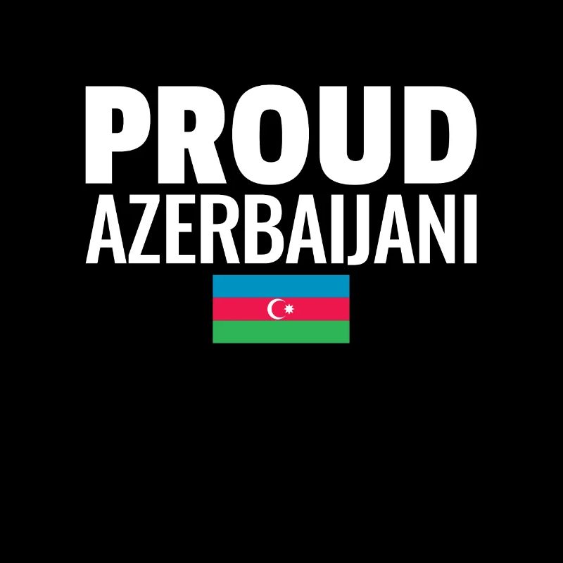 Proud Azerbaijani Azerbaijan Flag