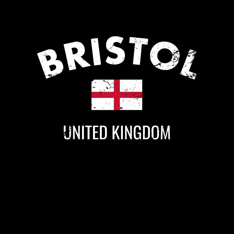 Bristol Angleterre Vintage Drapeau anglais Anglais