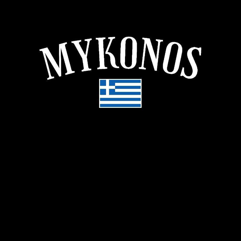 Mykonos Grèce Drapeau grec Grec
