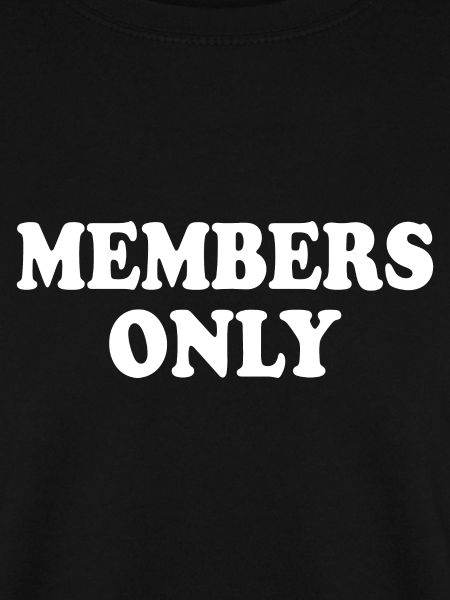 members only