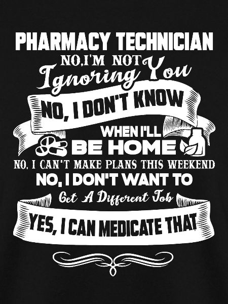 Pharmacy Technician Can Medicate