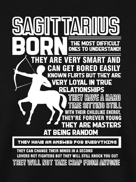 Sagittarius Sagittarius Born