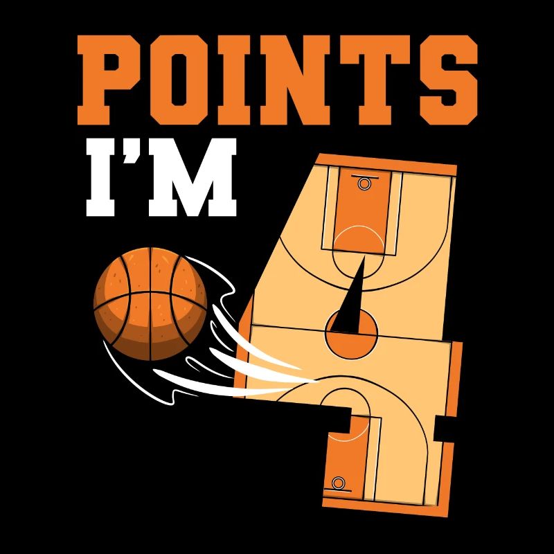 Basketball Geburtstagskind 4. Geburtstag Mottoparty