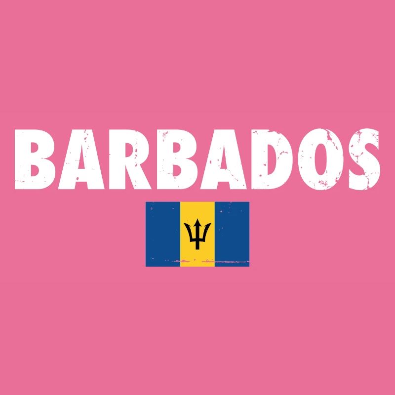 Barbade Barbade Drapeau Barbadien