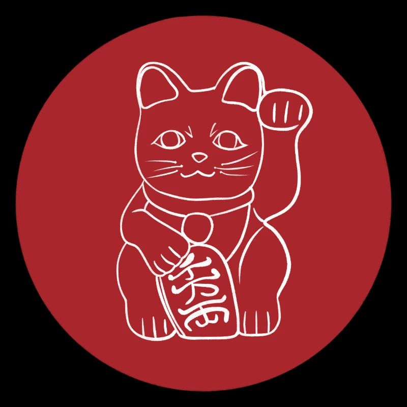 Glückskatze Maneki-neko