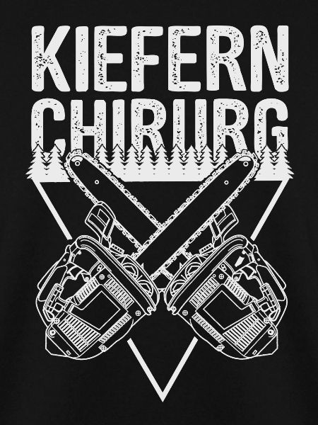 Kiefernchirurg Holzfäller Waldarbeiter