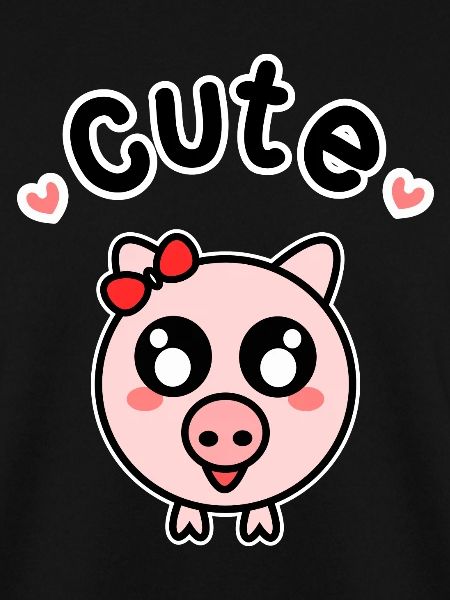 Süßes Schwein Schweinchen Bauer