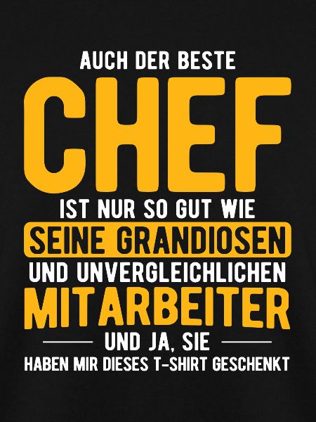 Chef Geschenk Spruch