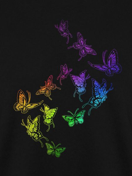 Schmetterling Schwarm Harmonie Regenbogen