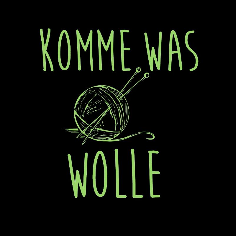 Komme was Wolle Stricken