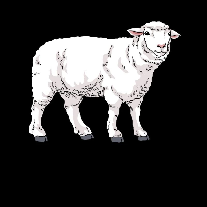 Moutons domestiques dessinés