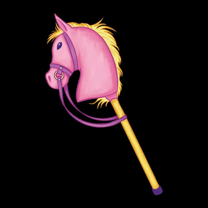 Buntes Steckenpferd Cool Hobby Horse Cadeaux