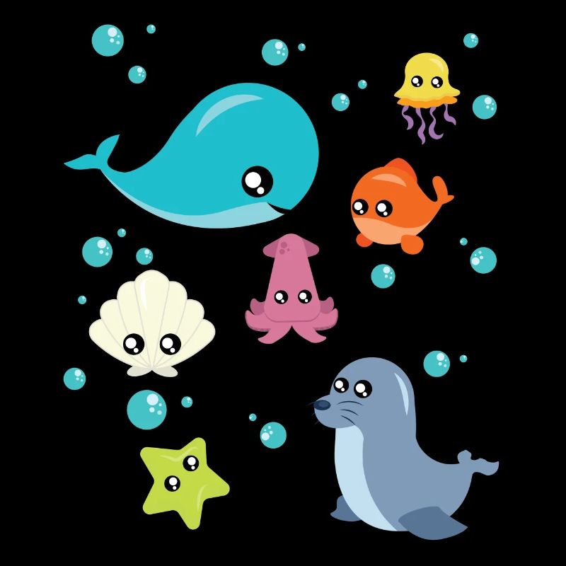 baleine poisson baleine baleine coquillage océan cadeau