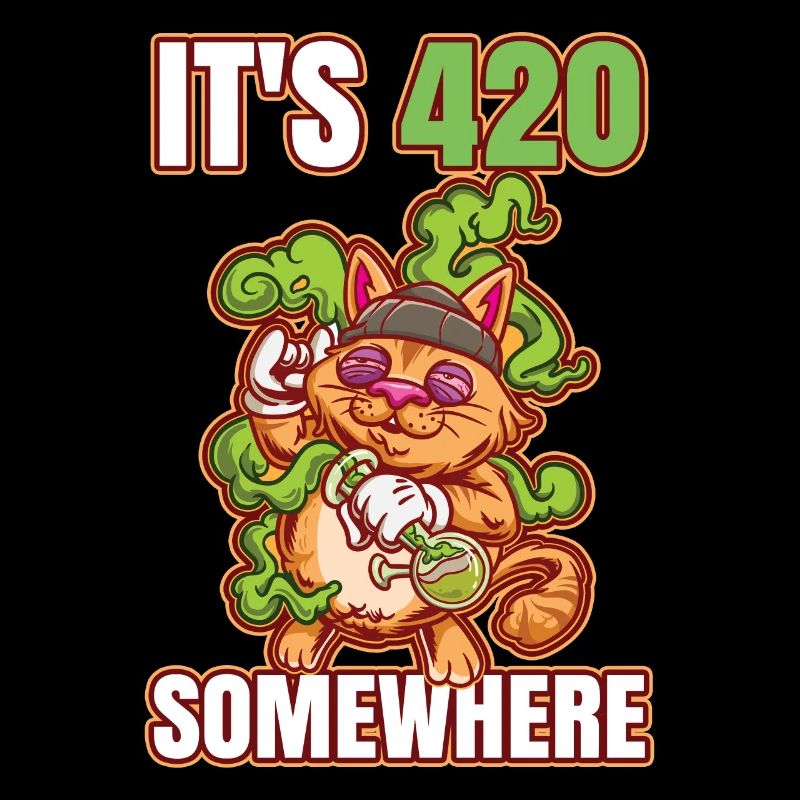 C’est 420 Somewhere Cannabis Weed Smoking THC Ganja