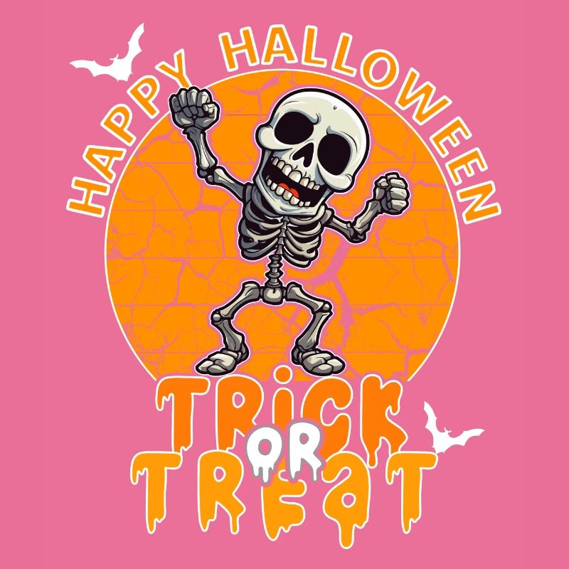 Halloween Design Squelette effrayant
