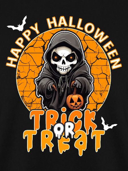 Halloween Design Squelette effrayant