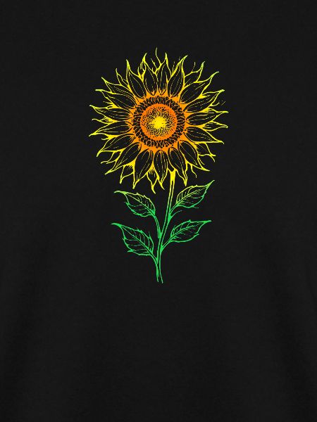 Stylized Sunflower Glow