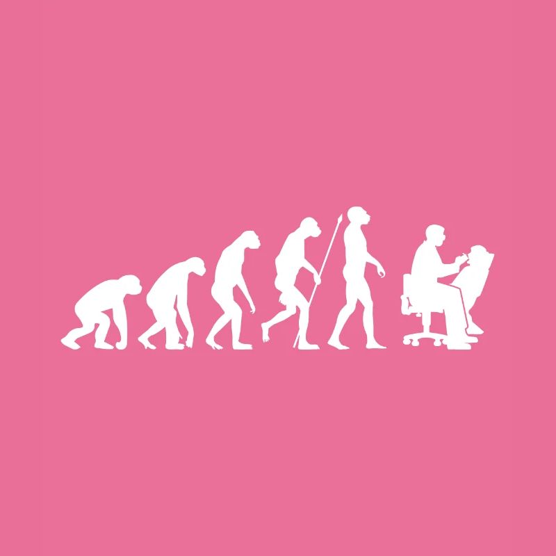 Evolution Zahnarzt Geschenk