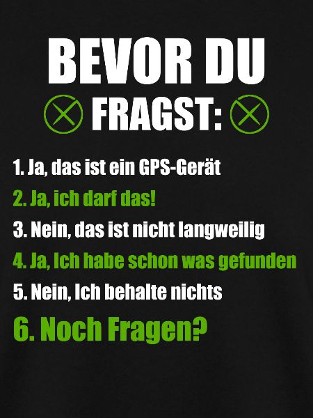 Geocaching Geocacher GPS Geschenk