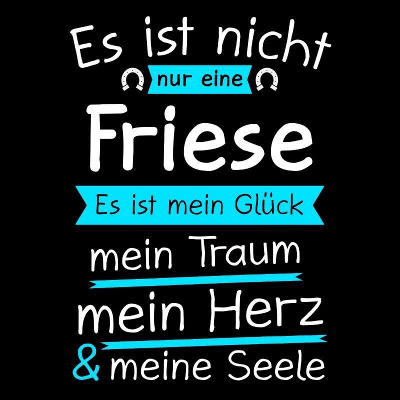 Friese Friesenpferd Friesen Geschenk