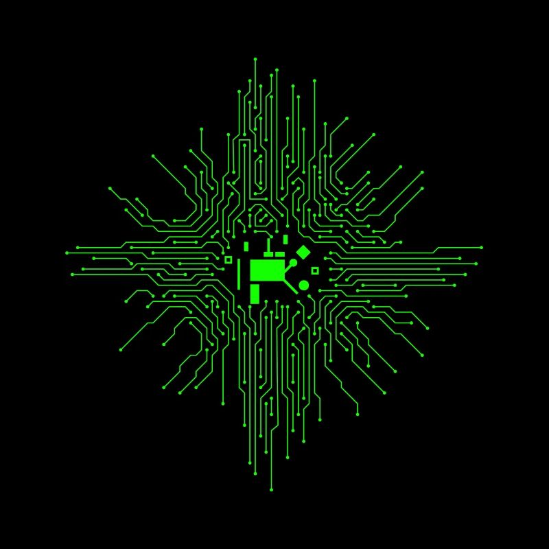 Mainboard motherboard circuit cpu nerd