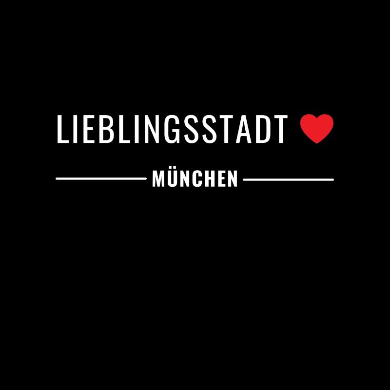 Ville préférée de Munich - Love München Herz