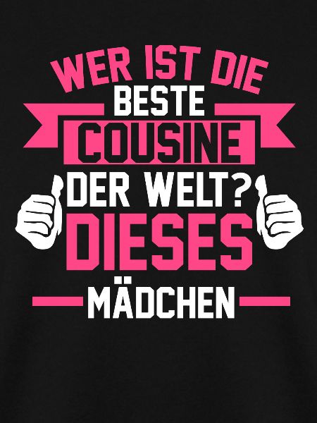 Cousine Cousin Cousinen Geschenk
