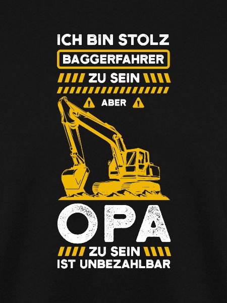Bagger Opa Baggerfahrer Geschenk