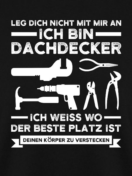 Dachdecker Beruf Dachdecken Geschenk