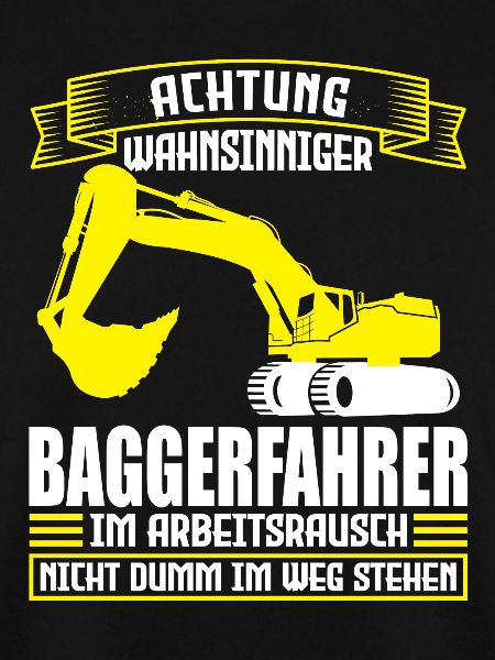 Baggerfahrer Job Bagger Geschenk