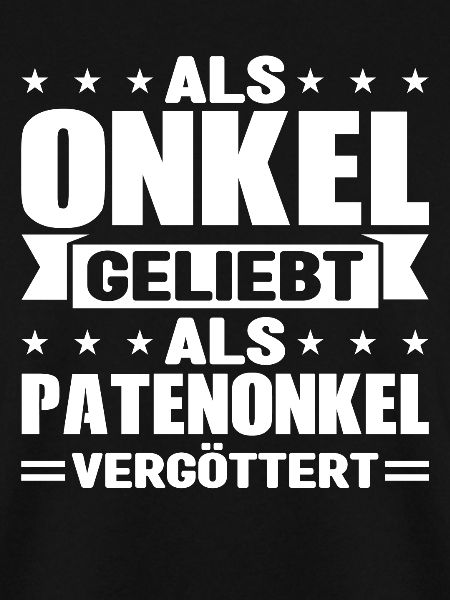 Onkel Patenonkel Taufpate Geschenk