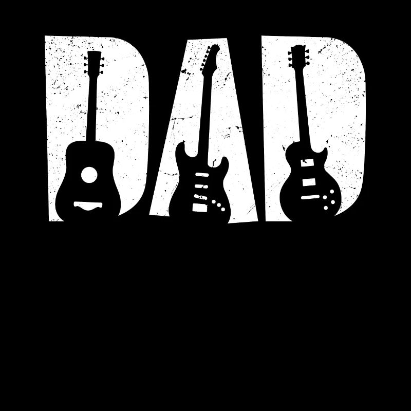 Guitars Daddy Fun Father's Day Guitar Lovers