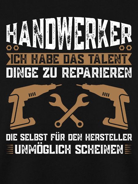 Handwerker Beruf Handwerk Geschenk