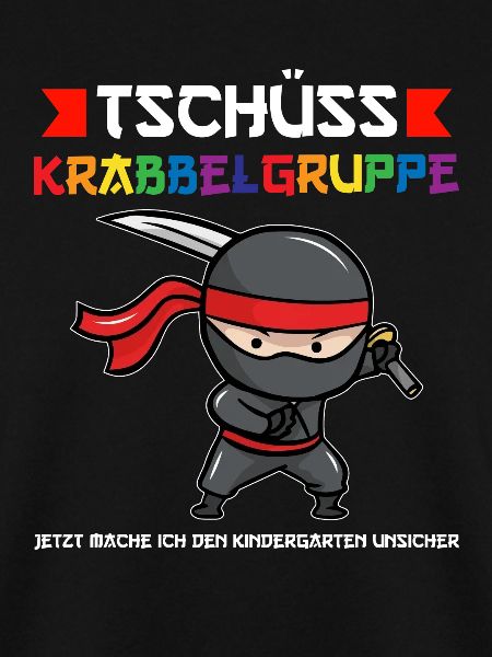 Kindergarten Ninja Kindergartenanfänger Geschenk
