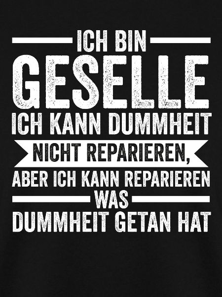 Geselle Handwerk Gesellenbrief Geschenk