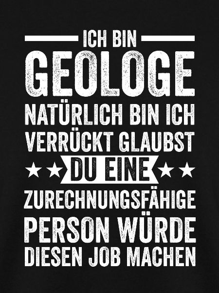 Geologe Beruf Geo Geschenk
