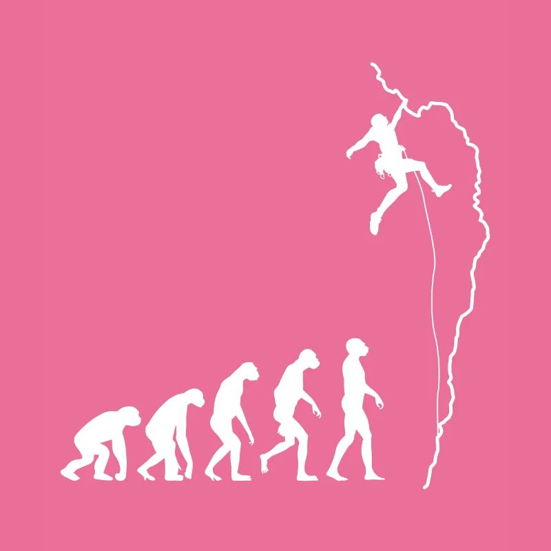 Escalade évolution grimpeur rocher cadeau