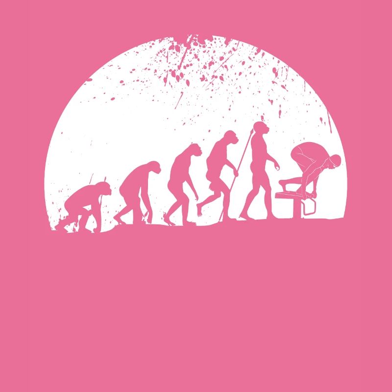 Schwimmen Evolution Schwimmer Geschenk