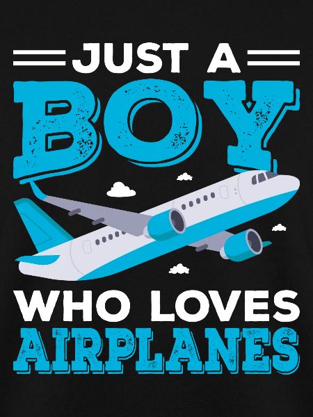 Airplane boy saying gift