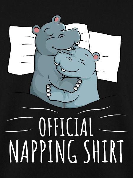 Nilpferd Schlafshirt Hippo Geschenk