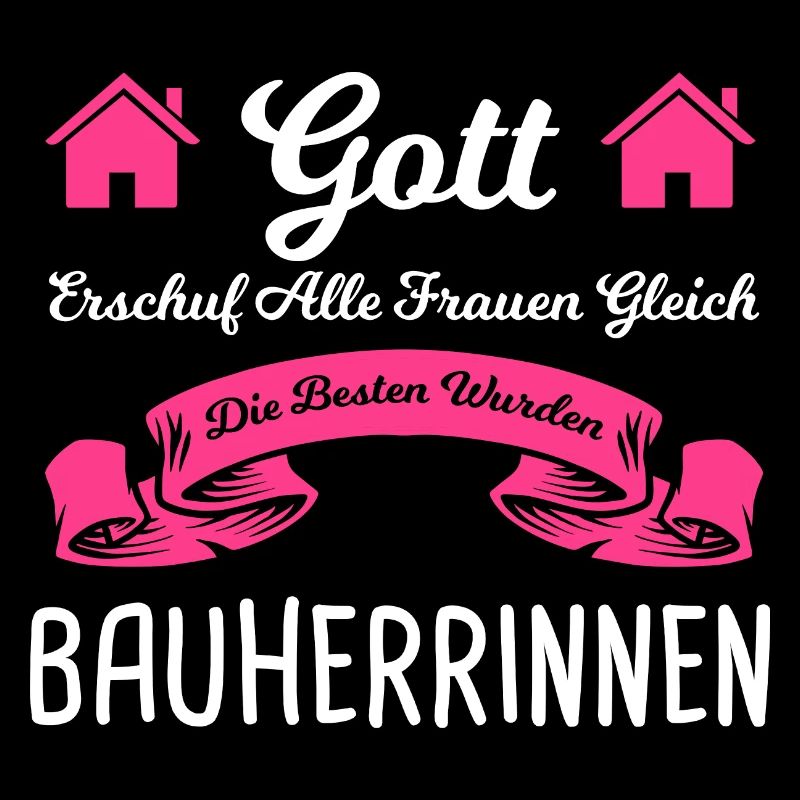 Bauherrin Bauherr Hausbau Geschenk