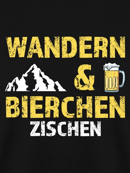 Wandern Bier Wanderer Geschenk