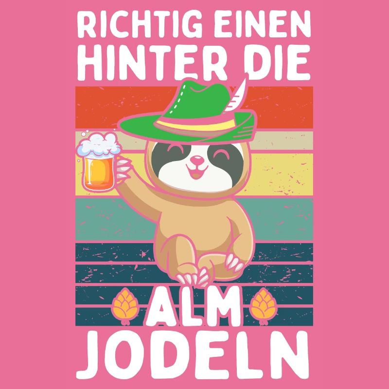 Faultier Einen Hinter Die Alm Jodeln
