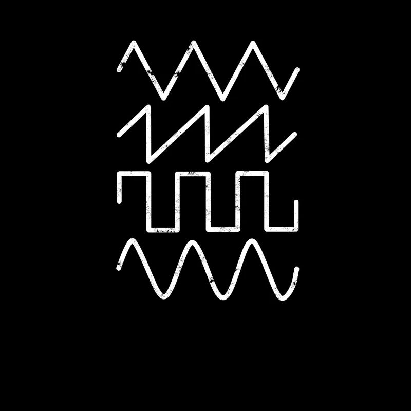 Synthesizer Synth Audio Waveform design -