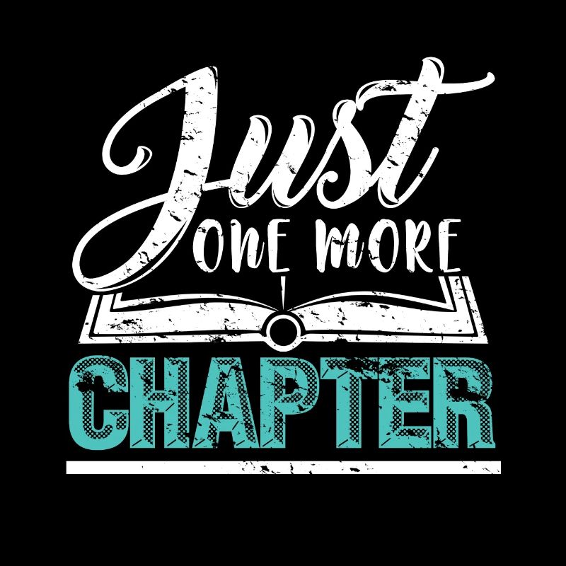 Just one more Chapter Geschenk Spruch Lesen