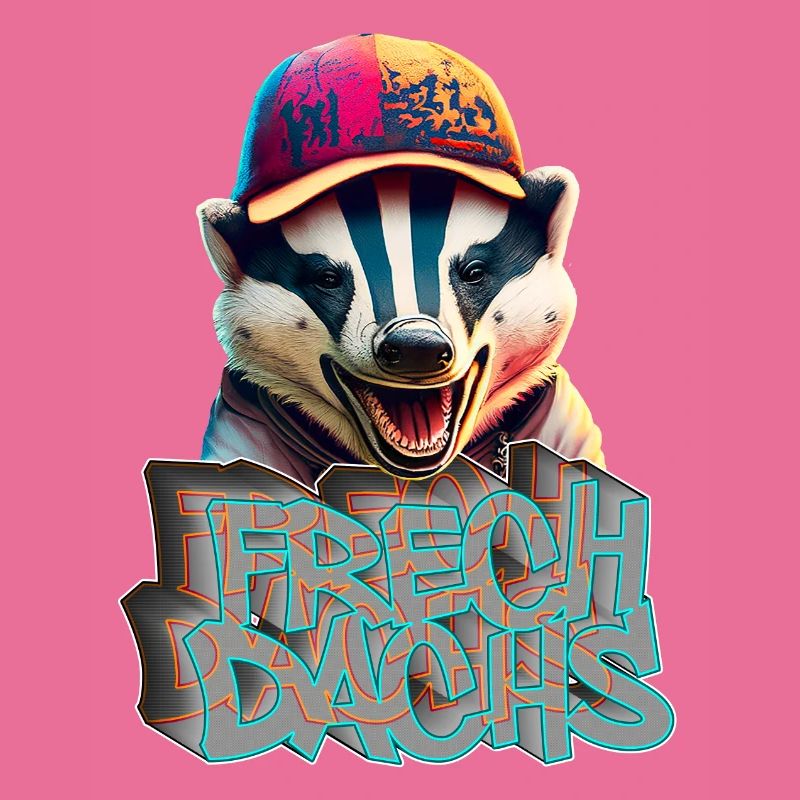 Frechdachs- Frecher Dachs Graffiti Style