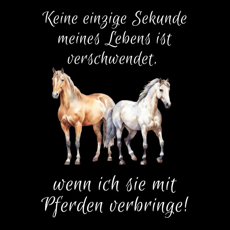 Pas une seule seconde de ma vie - les chevaux