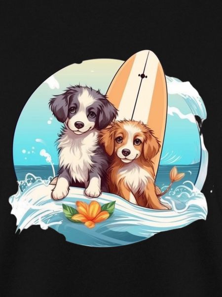 Zwei Surfhunde